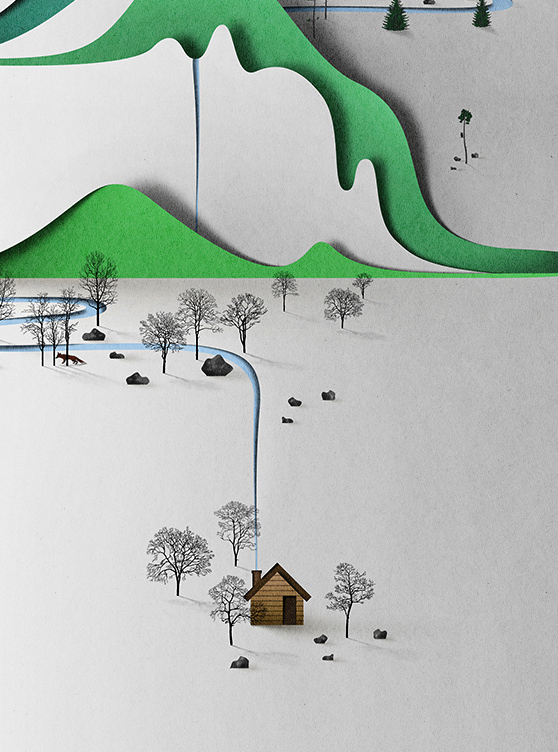 Vertical landscape by Eiko Ojala | Posted by CJWHO.com