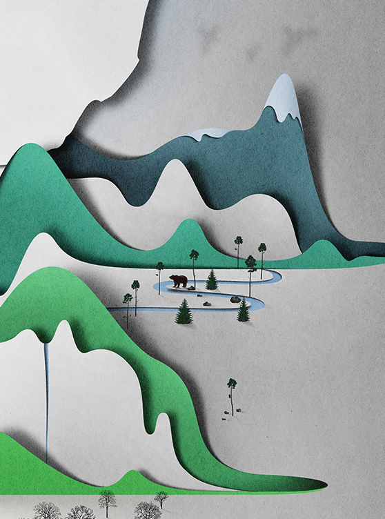 Vertical landscape by Eiko Ojala | Posted by CJWHO.com